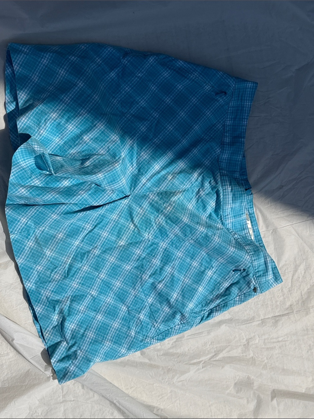 Lady Hagen Blue Plaid Skort